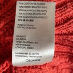 Free People  Sunset V-Neck Pullover Sweater In Red Rouge Photo 5