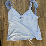 Divided Target Blue Tank Top Photo 0