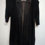 Philosophy Republic Clothing Womens Open Front Cardigan Sweater Size S Black S/S Photo 0