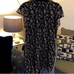 The Loft OVERSIZED FLOUNCE DRESS WITH GOLD METALLIC SPECKS Photo 5