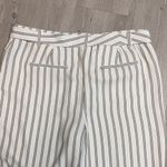 White House | Black Market Size 12 Long Wide Leg Black and White Pants Photo 4