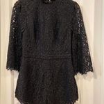 Fame and Partners Black lace romper, backless from  Photo 0