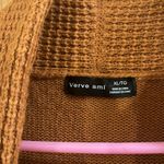 Verve Ami  women’s orange open cardigan sweater size xlarge. Photo 1