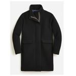 J.Crew Cocoon Italian Stadium-Cloth Wool Coat Size 8 Photo 4