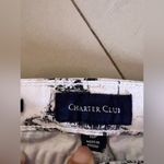 Charter Club  Denim Jeans Women’s Size 10p Bristol Skinny Ankle Black White Print Photo 7