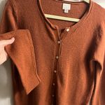 A New Day  cardigan orange sweater m Photo 3