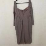 House Of CB House of‎ CB L  'Safran' Mocha Corset Midi Dress NWOT Photo 5