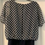 CAbi Parade Elephant Print Blouse Top Size Small Photo 4