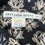 Gretchen Scott Blouson Shirt Dress Small Twizzler Print Black Champagne READ Photo 4