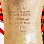 Schutz  “Agathe” Snake Embossed Leather Gladiator Sandal size 9.5 Photo 8