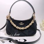 New Shoulder Bag Gold Pearl Chain Extender Photo 3