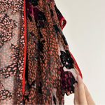 Citron Burnout Velvet Rose Spotted Sheer Kimono Silk Blend Witchy Whimsigoth Pink Size undefined Photo 5