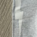 Grey Sweatpants With Lightning Bolt From Boutique Gray Size M Photo 2