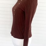 SheIn Mock neck long sleeve ribbed top Size XL 12 Photo 1