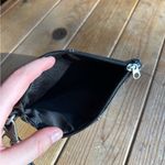 Black leather coinpurse wristlet Photo 3