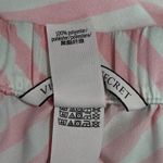 Victoria's Secret Victoria Secret Silky Satin Lounge Pink White Stripe Pajama Pant Large Photo 2