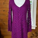 Trina Turk Trina  Magenta Lace Dress Size M Photo 1
