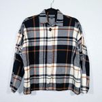 Madewell  Black Flannel Bromley Shirt Size Small Photo 1