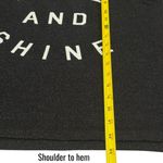 Sundry  Rise and Grind Grey Jersey Knit Comfort Crewneck Long Sleeve Coastal S Photo 7