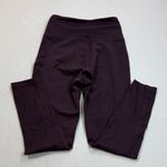 Adidas  Women's Dark Leggings with White Logo Photo 4