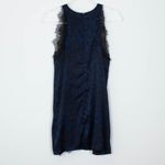ZARA W&B Collection Leopard Satin Lace Trim Sheath Mini Dress Womens Size Medium Photo 5