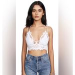 Free People Free People Adella Women's Lace Bralette in White Size Large Photo 8