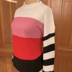 Lavishly Paris NWT, Women’s Colorblock Drop Shoulder Sweater. Photo 4