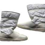 TECNICA Skandia White Fur Ski Boots Made Italy Women’s Size 6.5/ 37 EU Photo 0