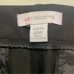 Liz Claiborne  Audra Trouser NWT Women 20W Black Dress Pant Office Career MidRise Photo 4