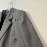 Y2K Grey Cropped Blazer Scrunch Sleeve Officecore YeSt US 12 Gray Photo 5