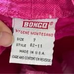 Bongo Vintage Jeans button fly high rise womens Hot Pink (size 7) retro bright Photo 1