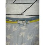 Boden Penny Jersey Dress Swallow Print Sleeveless Light Blue Womens Size 12 Photo 1