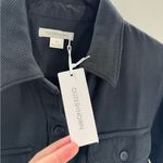 Outerknown Women’s Blanket Shirt Dress Organic Cotton Size Small NWT Black Photo 2