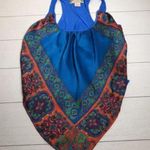 Flying Tomato Paisley Print Bandana Bohemian Racerback Tank Top Size Small Photo 0