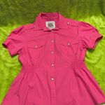 Ed Hardy  Y2K pink blouse XL Photo 2