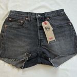Levi's Levi’s 501 High Rise Black Denim Shorts Photo 0