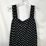 Maggie Barnes Plus Size 24W Dress Midi Black Polka Dot Sleeveless Shift 1414 Photo 2