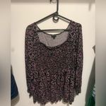 Torrid  size 3 smocked floral top Photo 1
