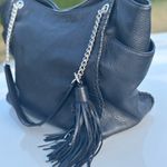 Michael Kors Black Leather Tote Shoulder Bag Photo 6