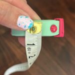 LOVE Slider Charm Bracelet Mint and Coral Pink Photo 8