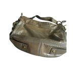 Coach Patent Leather Taupe Shoulder Buckle Bag Photo 8