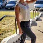 Banana Republic creamy office wear satin sleeveless blouse size small Photo 13