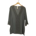 La Blanca Island Fare Tunic Swim Cover-Up - Black - Medium* Photo 8