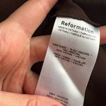 Reformation NWT  Suki Maxi Dress Brown Sz 12 Photo 5