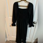 Black Ruffled Sleeve Jumpsuit Photo 3