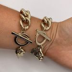 Victoria's Secret TWO  ANGELS LINK TOGGLE BRACELETS Photo 4