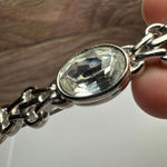 Monet  Rhinestone Bar Brooch Pin Silver Tone - Please Read Photo 9