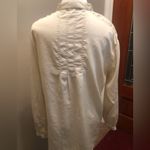 Vintage Candlelight Ivory High Neck Blouse from FML Sport Made in Hong Kong Size M Photo 3