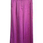 House of Harlow  1960 Purple Pink Satin Wide Leg Pants NWOT Photo 0