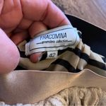 Fracomina lace maxi skirt 42 s small beige EUC striped lined slit Size 2 Photo 5